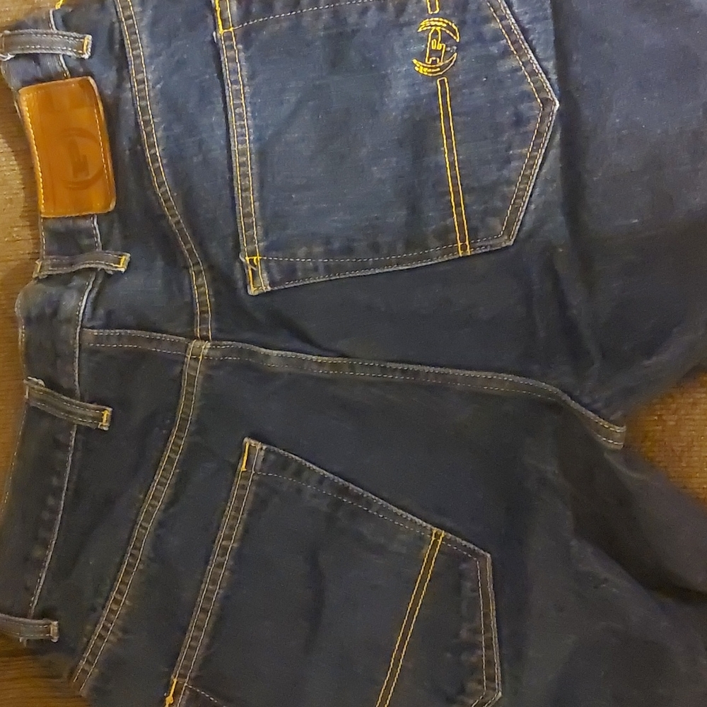 A pair of vintage Phat Farm shorts denim blue jeans shorts!
